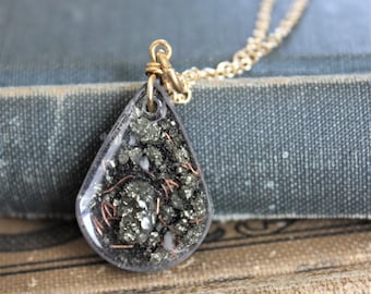 Orgonite Teardrop Necklace