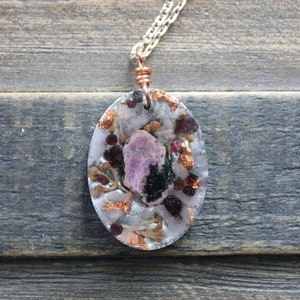 Orgonite Necklace: Lepidolite,