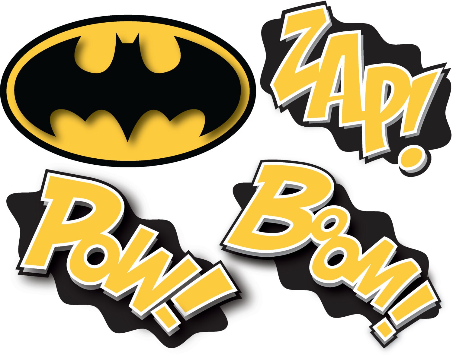 Batman Inspired Art for Birthdays Bedroom Decor or Comic Book Etsy