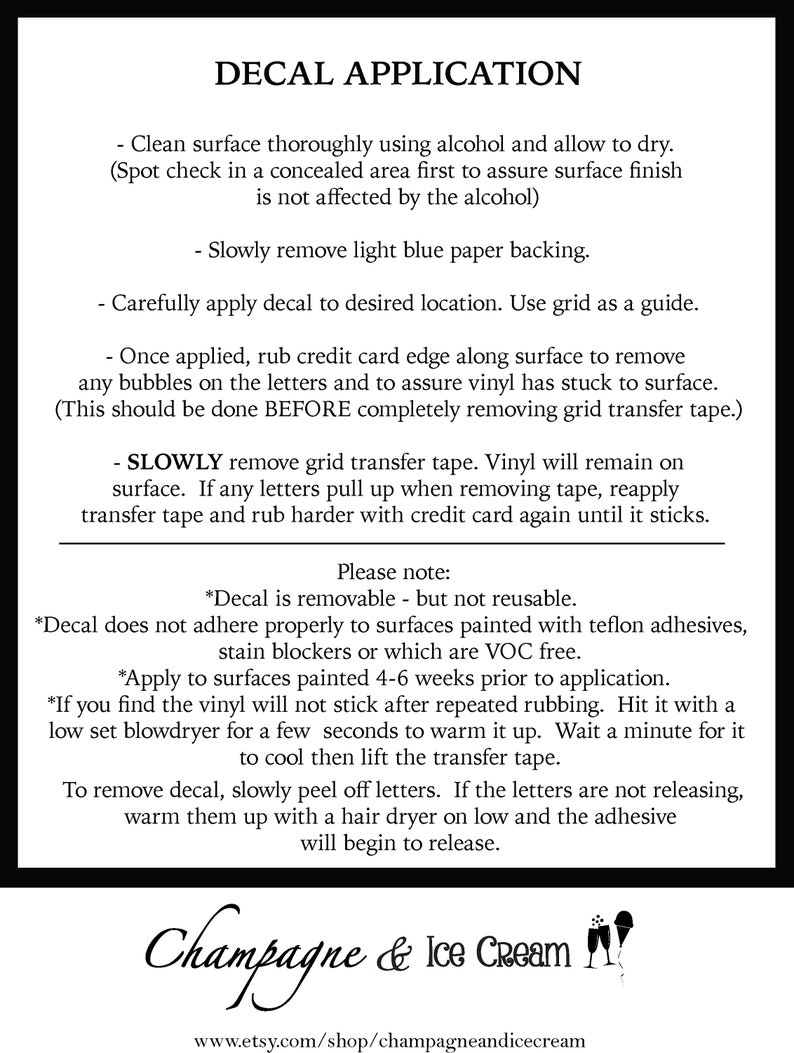 Custom Vinyl Decal Quote Request Vinyl Die Cut Decal for Etsy