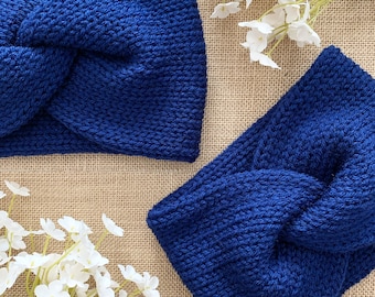 Knit Headband  |  Adult Twisted Knit Headband