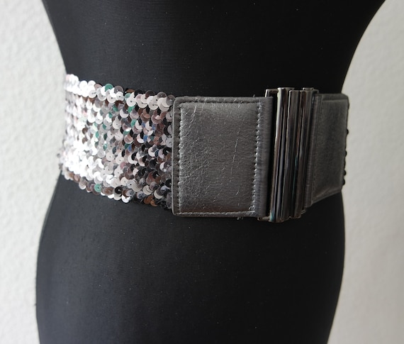 Silver rhinestone deals waist belt