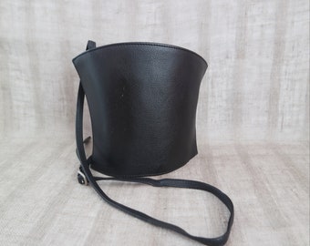 Stylish Women's Black Leather Bag Shoulder Bag Leather Purse