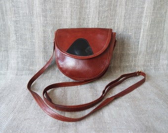 Women's Small Brown Leather Bag Shoulder Bag Crossbody Bag Brown Leather Purse