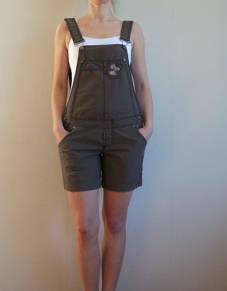 cotton overalls shorts