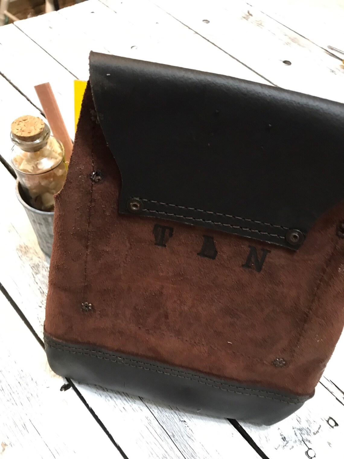 Premium Leather Tool Belt Monogramed Leather Tool Belt Etsy