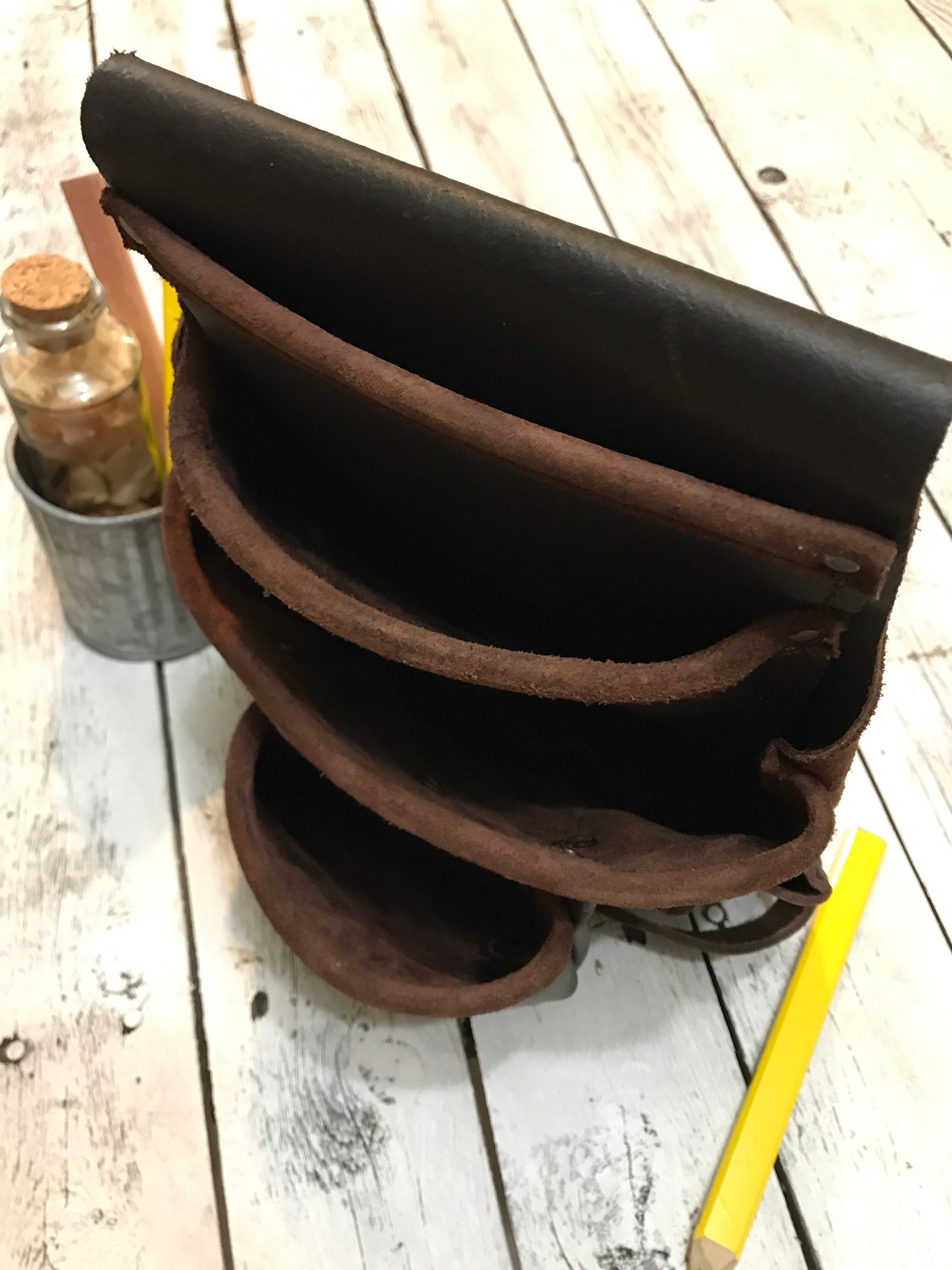 Premium Leather Tool Belt Monogramed Leather Tool Belt Etsy