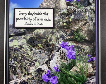 Colorado Mountains - Colorado Card - Mountain Card - Wildflower - Rocky Mountains - Blank Card - Inspirational Card - Rocky Mountain Card