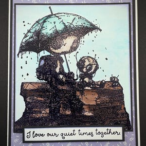 Blank Card - Friendship Card - Robots - Robot Card - Anniversary Card - Any Occasion Card - Blank Notecard