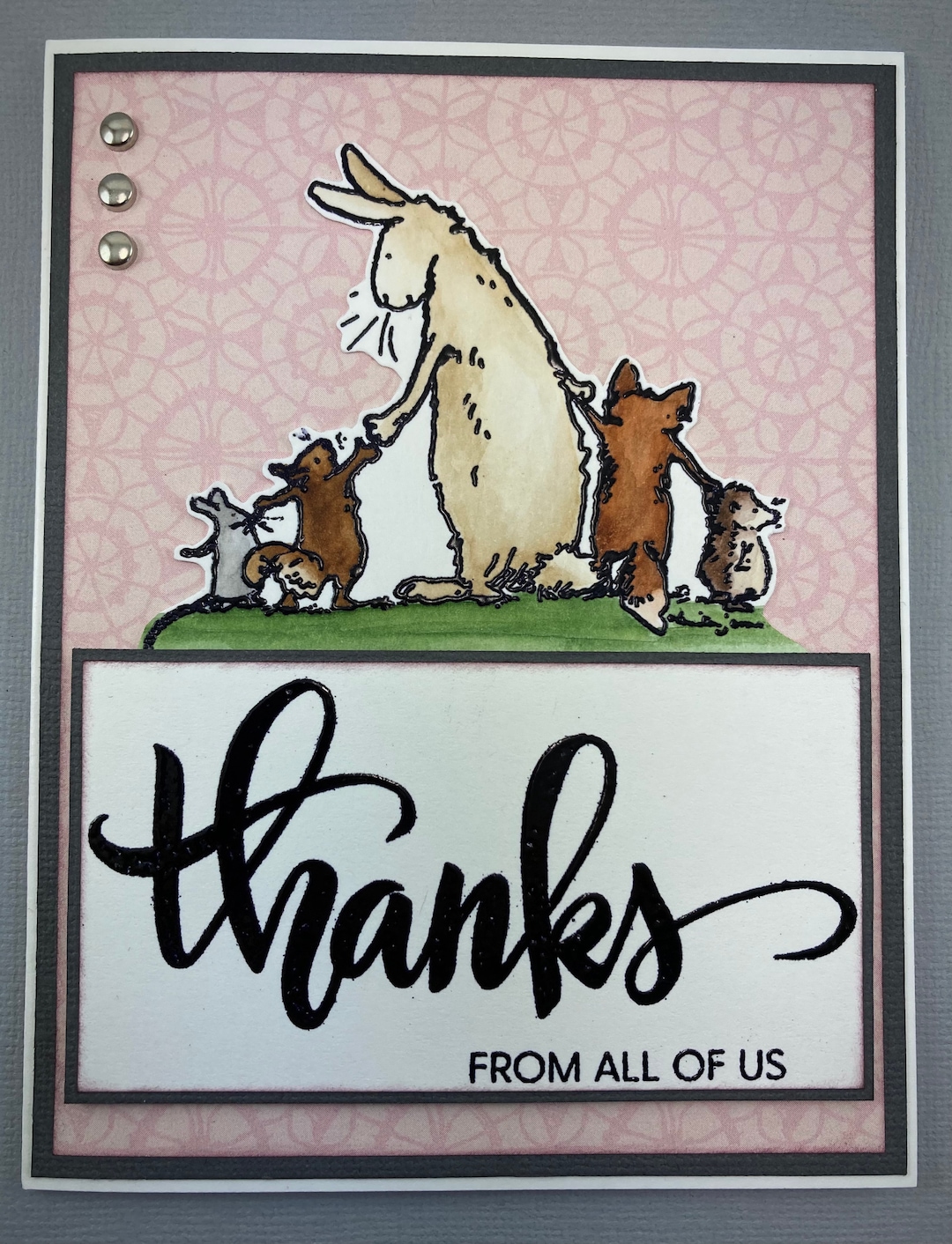 Thank You Card Thank You Group Thank You Card Gratitude Etsy