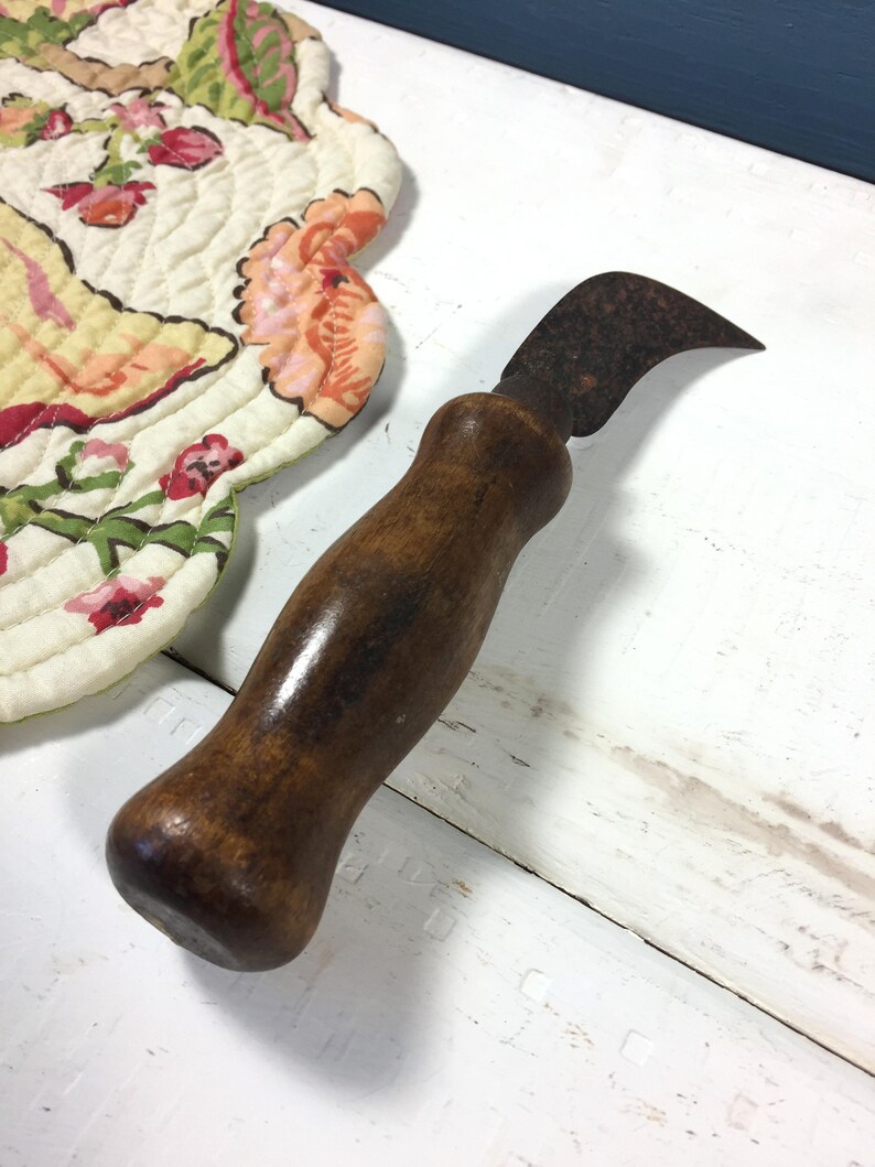 Vintage Carpet Knife Fixed Blade Knife Linoleum Knife Box Etsy