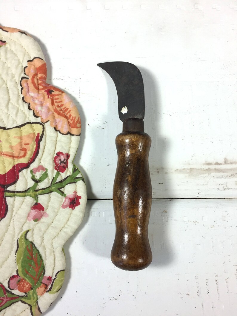 Vintage Carpet Knife Fixed Blade Knife Linoleum Knife Box Etsy