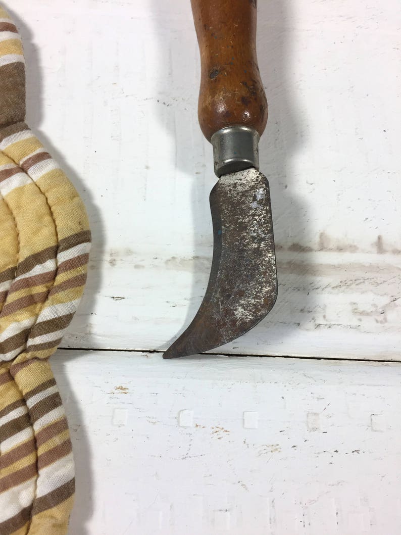 Vintage Carpet Knife Fixed Blade Knife Linoleum Knife Box Etsy