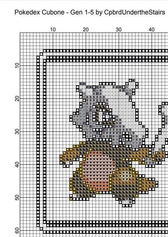Pokedex - PDF Cross Stitch Pattern