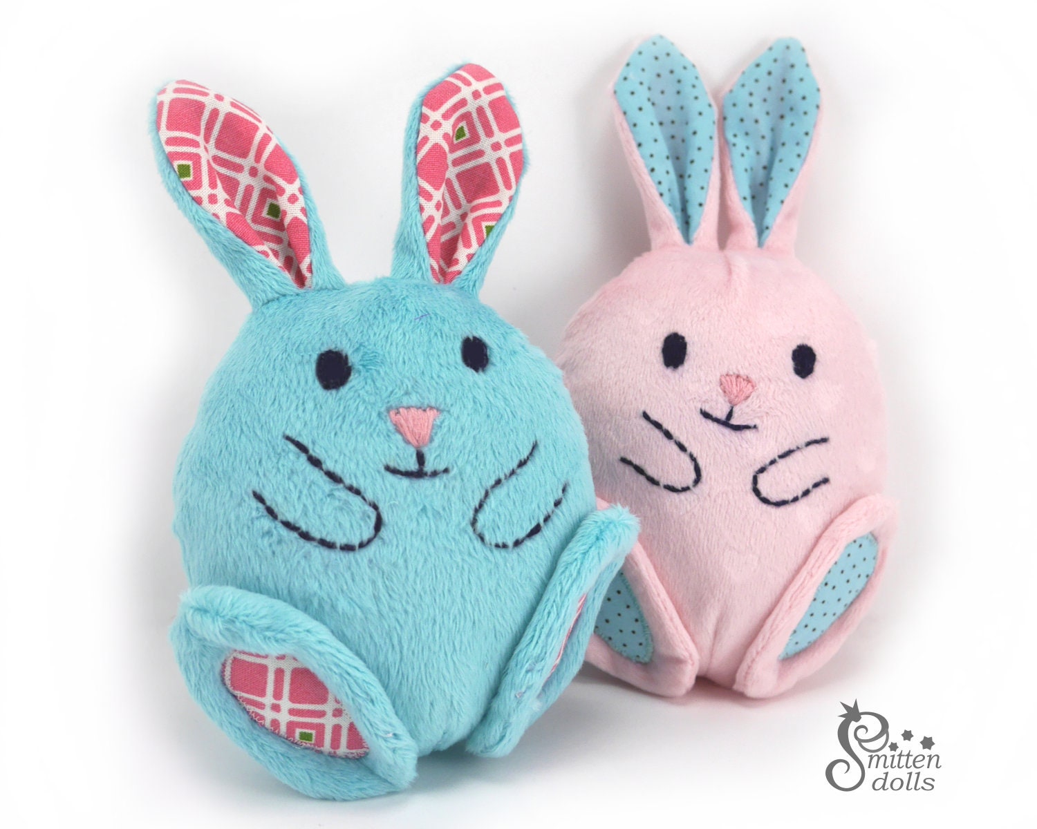 Bunny Egg Sewing Pattern PDF Stuffed Toy Softie Instant Download - Etsy