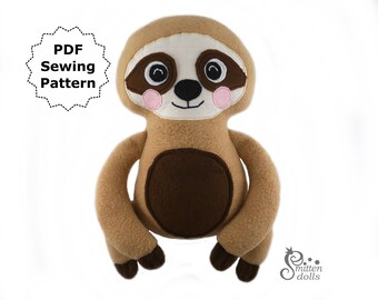 Sloth Sewing Pattern Sloth Pattern 