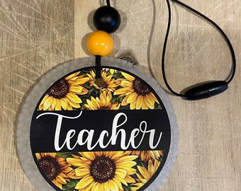 Car Freshies - Sunflower Teacher
