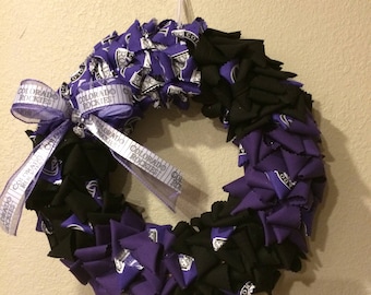 14" Colorado Rockies wreath