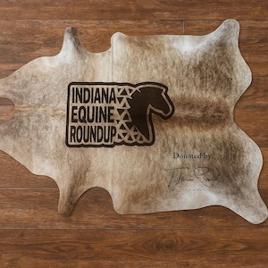 Laser Branded Cowhide, Wedding Gift, Family Photos, Pick Your Cowhide