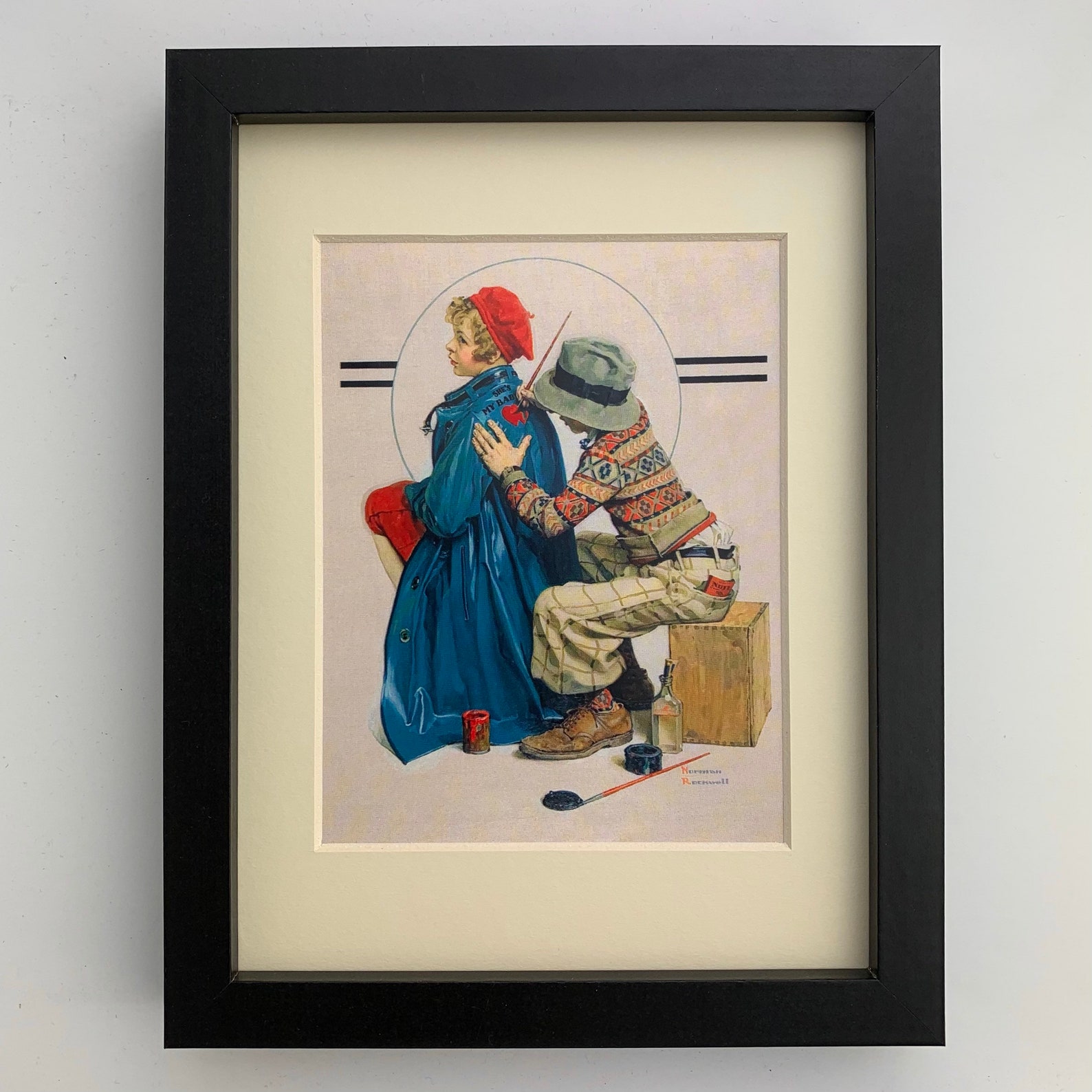 Norman Rockwell 18 Framed Print Americana Wall Art Etsy