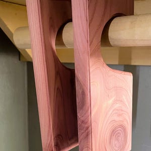 10pc.Handmade Red Cedar Closet Hangers
