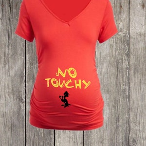 emperor groove maternity no touchy maternity shirt