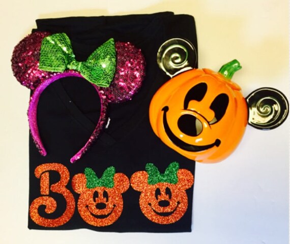 Mickey Pumpkin shirt disney halloween 