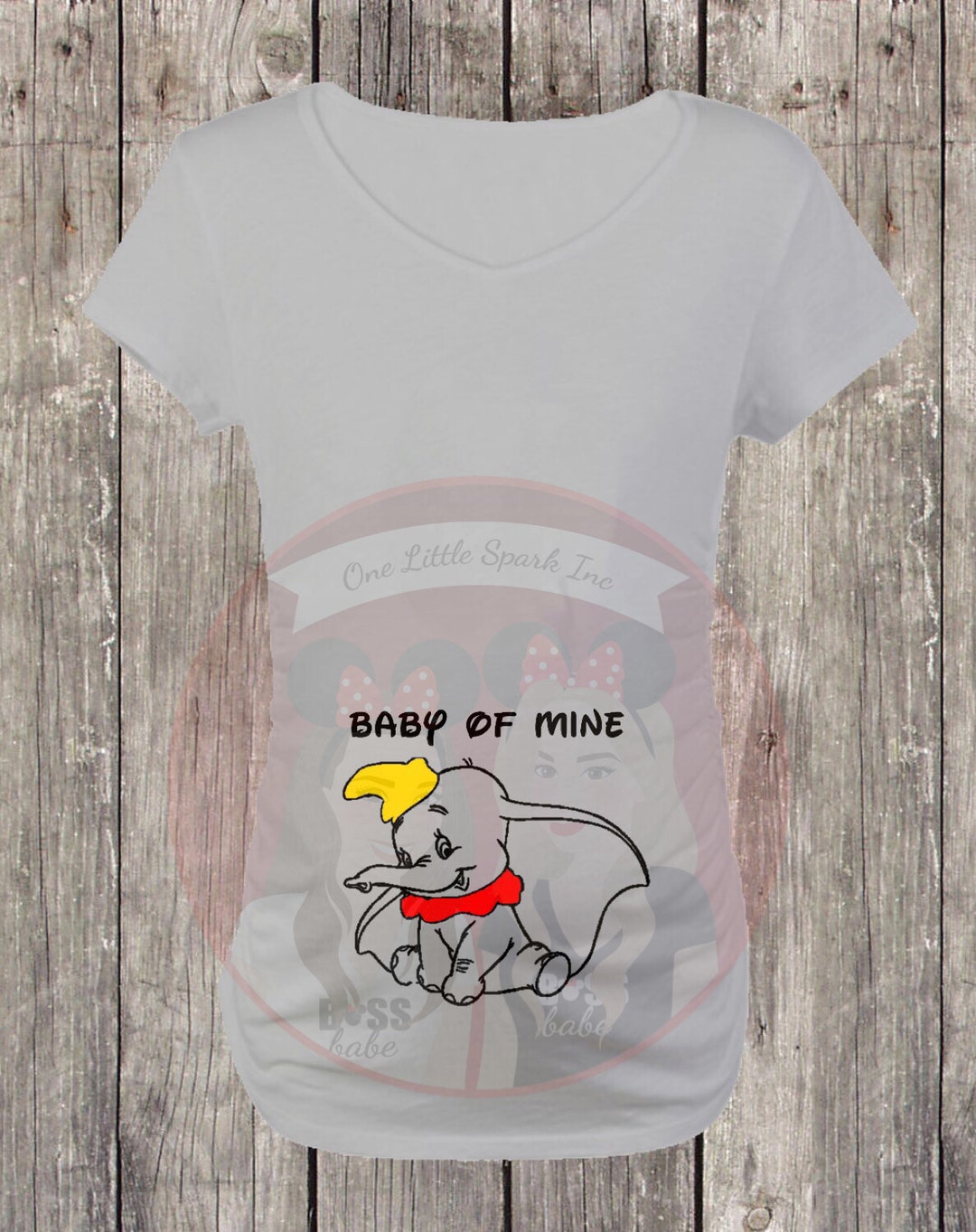 Dumbo Maternity Shirt Pregnant Shirt Pregnancy Baby of Mine Shirt Etsy