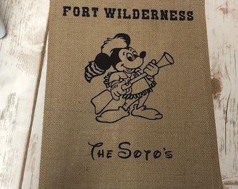 camp flag garden flag camping flag fort wilderness decor home decor camp decor personalized