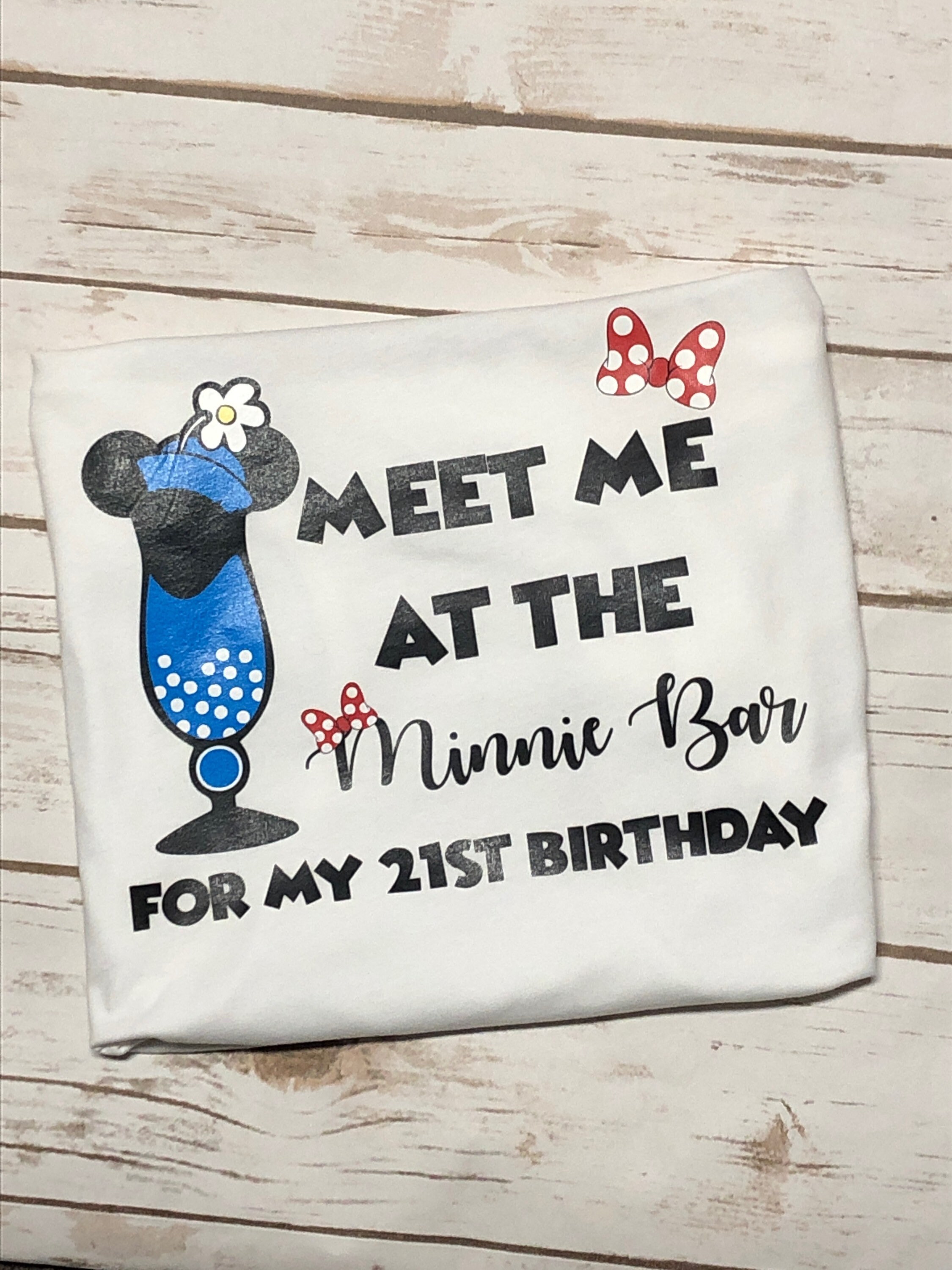 Meet Me at the Minnie Bar Shirt Disney 