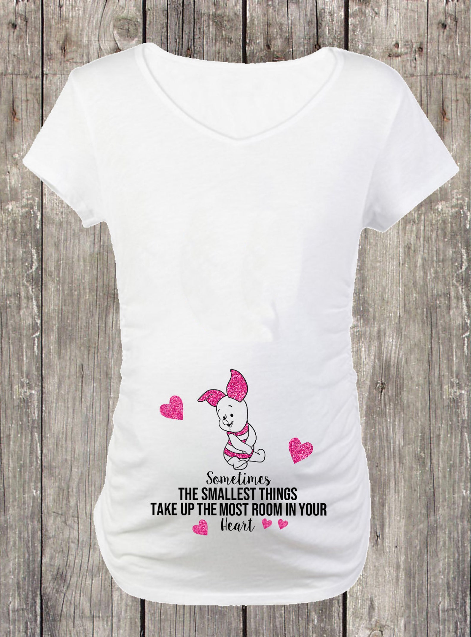 Winnie the Pooh Maternity Shirt Disney Baby Shower Gift Disney Etsy