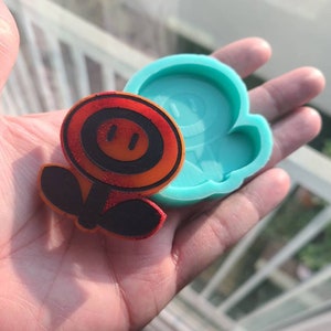Mario bros flower mold for resin  SHINEY