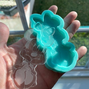 Lady mouse silicone mold for resin art