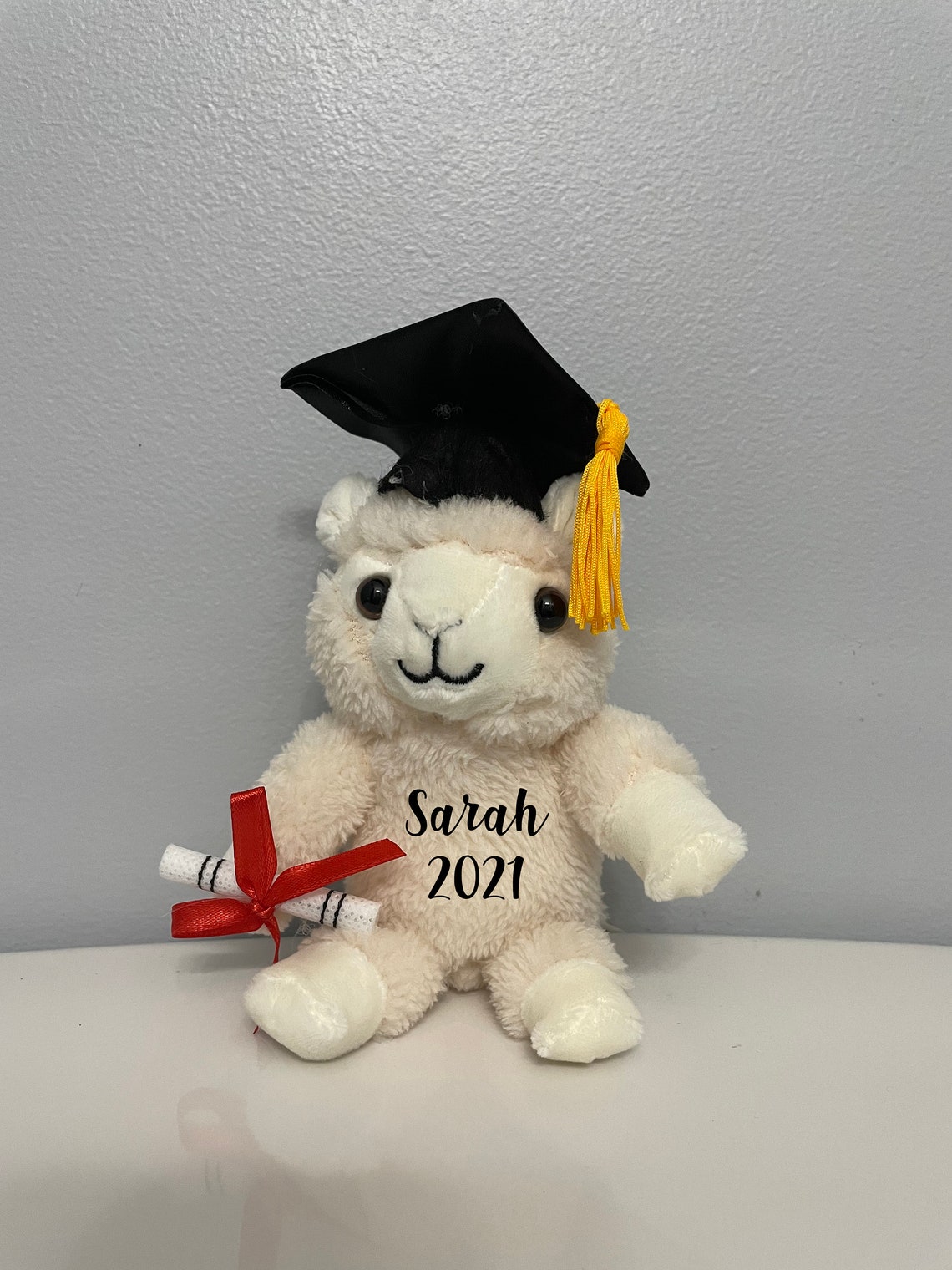 Personalized Graduation Stuffed Animal Custom Graduation Etsy