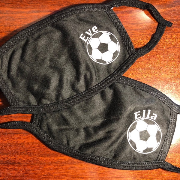 Soccer Face Mask Etsy