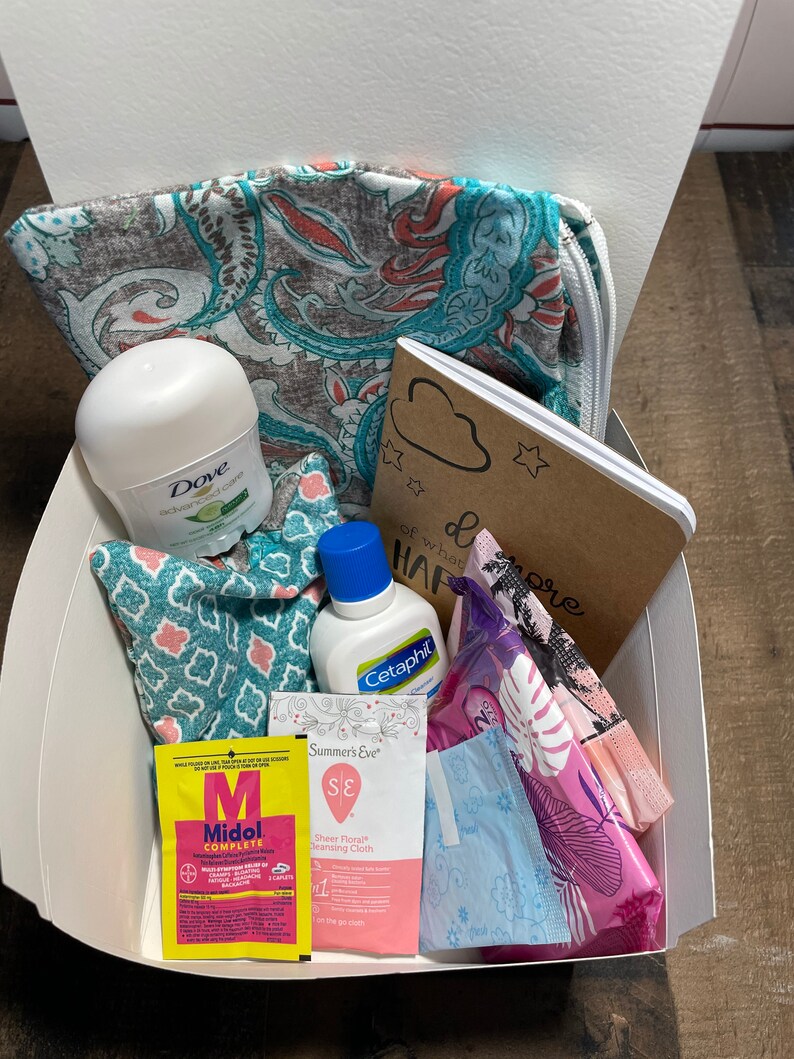 First Period Kit Womanhood Gift Essentials for Young Girls Etsy