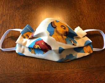 Lion King Face Mask, Face Covering, Toddler Face Mask, Kids Face Mask, Adult Face Mask