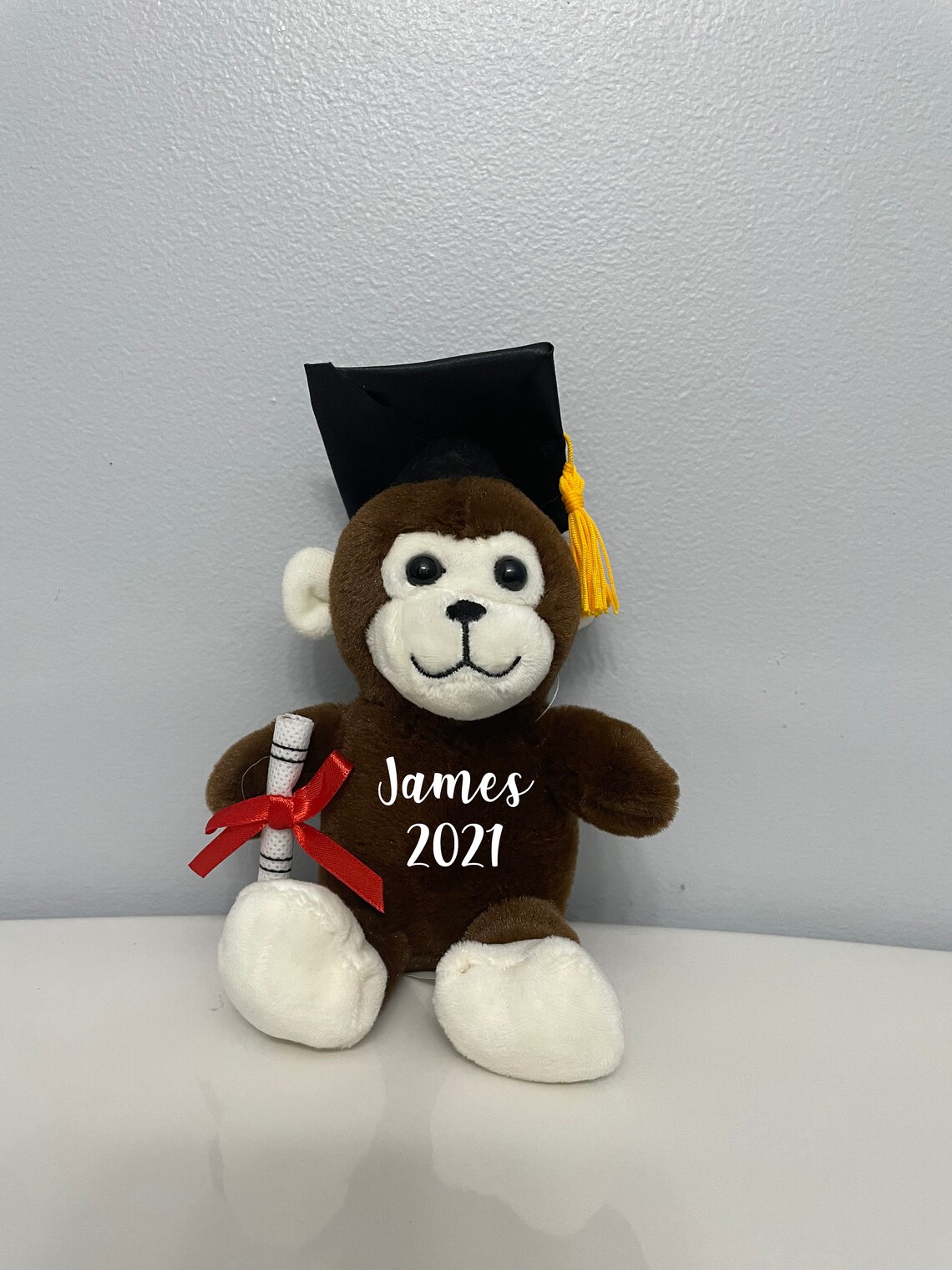 Personalized Graduation Stuffed Animal Custom Graduation Etsy