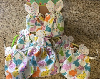 Easter Bunny Goodie Bag, Easter Basket fillers, Easter Bag, Easter Gift for Kids,