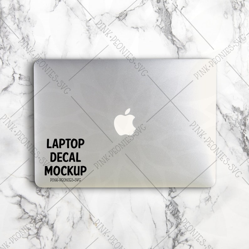 Download Marble Background Laptop Decal Mockup Laptop Mockup Decal | Etsy