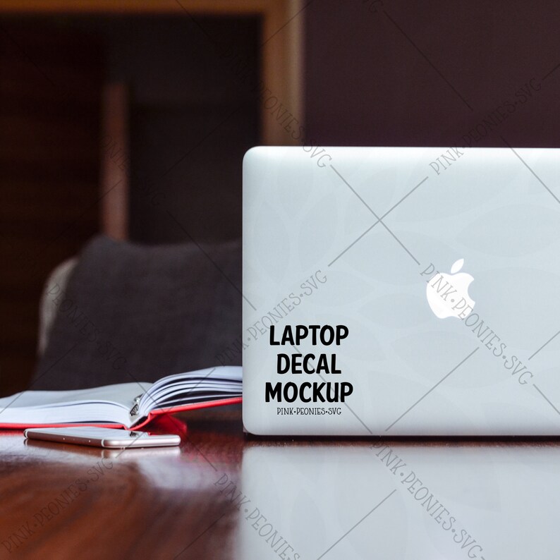 Download Desk Cover Laptop Decal Mockup Laptop Mockup Decal Mockup | Etsy