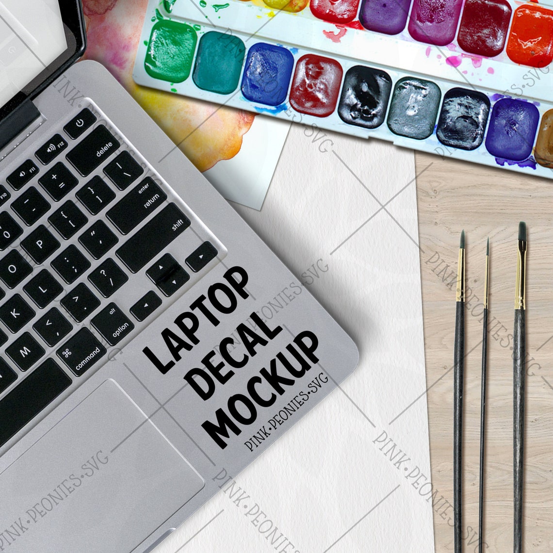 Download Trackpad Laptop Decal Mockup Laptop Mockup Decal Mockup | Etsy