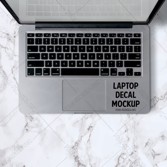 Trackpad Laptop Decal Mockup Laptop Mockup Decal Mockup Etsy