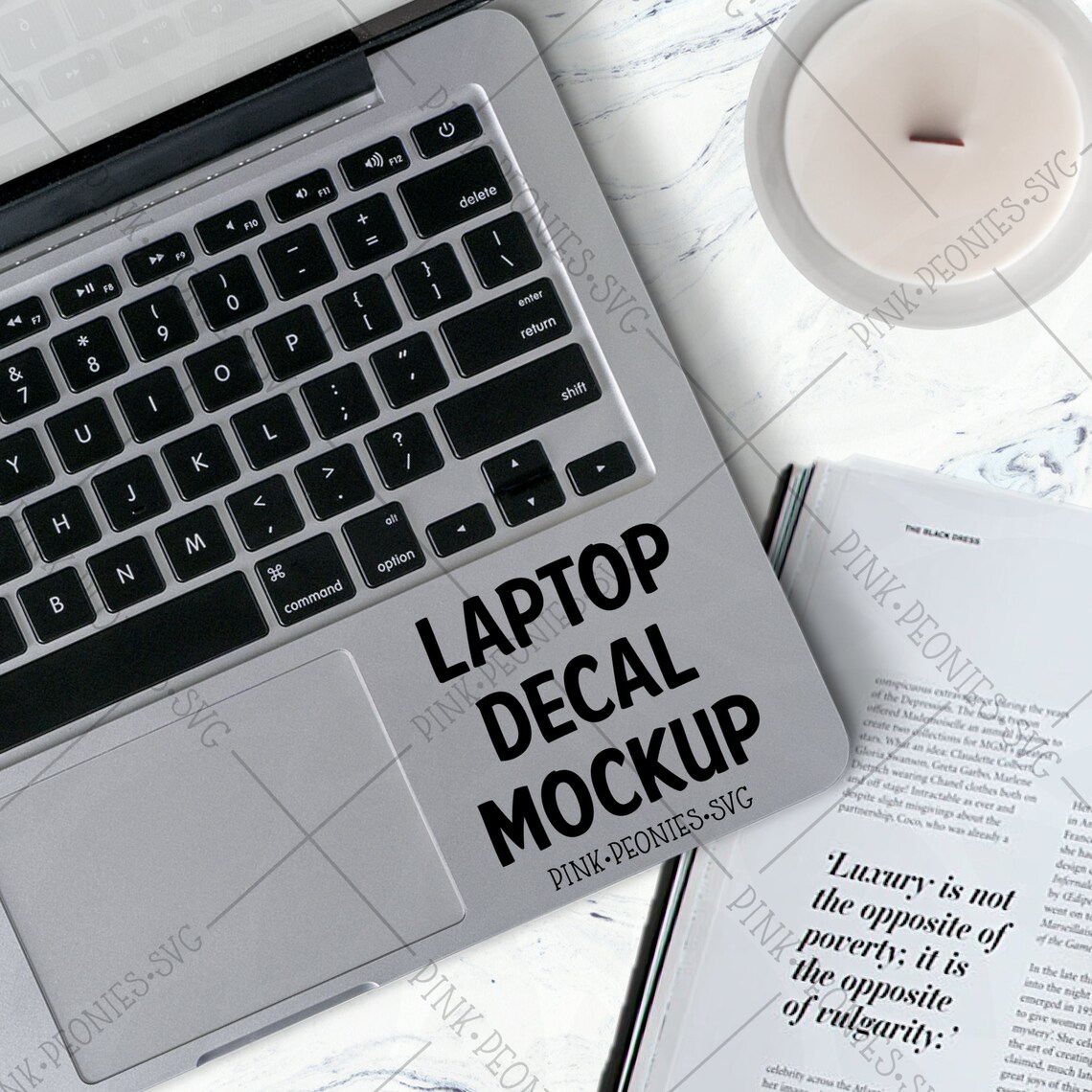 Download Trackpad Laptop Decal Mockup Laptop Mockup Decal Mockup | Etsy