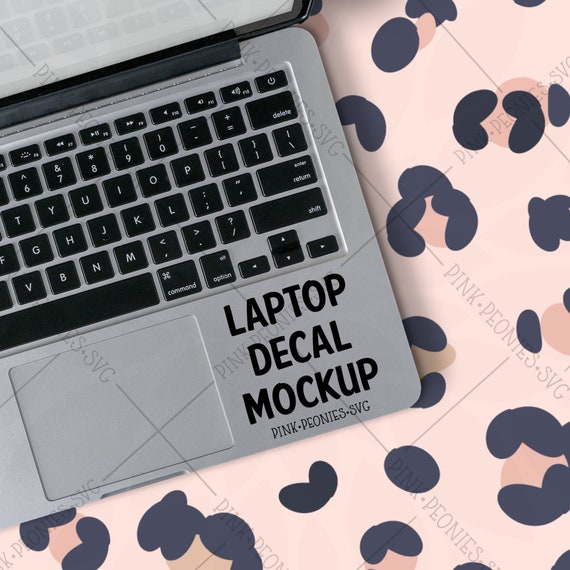 Leopard Print Trackpad Laptop Decal Mockup Laptop Mockup Etsy