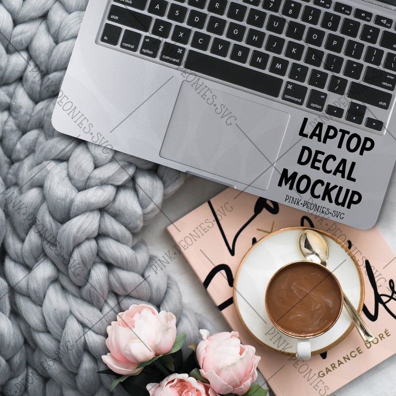 Download Trackpad Laptop CalcomanÃa Mockup Mockup portátil Decal | Etsy