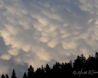 Sky and Clouds Photographic Print — Fine Art Photography of Mammatus Clouds