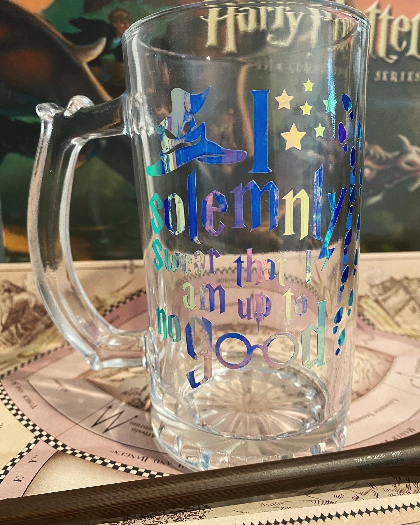 Butterbeer Stein HP Inspired Mug I Solemnly Swear Beer Etsy