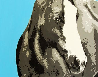 Large Horse Painting Print - 16 x 24"