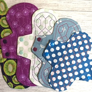 Digital Embroidery Files - CSP Cloth Sanitary Pads - Geometric Heart Design 7.75" - 11.75"